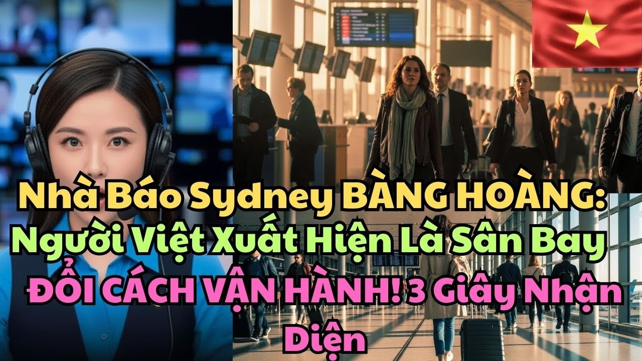 3 Giây Là Biết: Người Việt Ở Sydney Làm Cả Sân Bay Đổi Nhịp Vì Sao?