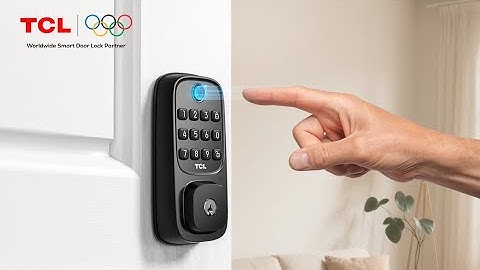 TCL D1 Fingerprint Smart Door Lock – Unlock with a Touch!