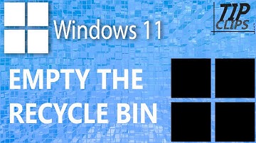 Empty The Recycle Bin - Windows 11 Guide - 2022 - NEW