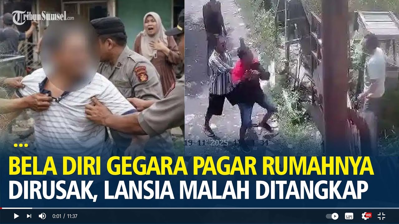 Bela Diri Gegara Pagar Rumahnya Dirusak Kelompok Orang, Pria Lansia Malah Ditangkap Polisi