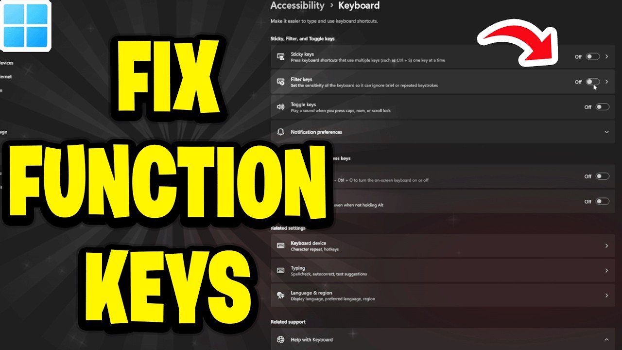 How To Fix Function Keys Not Working In Windows 11 - YouTube