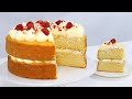 MOIST VANILLA CAKE! PERFECT FOR MAKING LAYER CAKES │ SIMPLE CAKE RECIPES │ CAKES BY MK