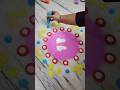 aaj bnai maine pehli baar rangoli❤️🎉😊#youtubeshorts #shorts #viral #ytshorts