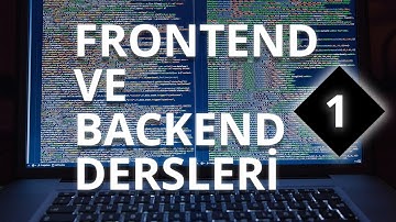 Html Nedir? - Frontend ve Backend Dersleri - 1 #htmldersleri #fullstack #visualstudiocode #yazılım