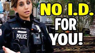AGGRESSIVE KAREN COP DESTROYED BY MAN WHO MASTERED THE LAW !!