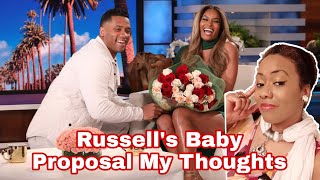 Russell Wilson Makes Baby Proposal To Ciara My Thoughts...