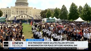 Vice President salutes fallen officers in Washington D.C.