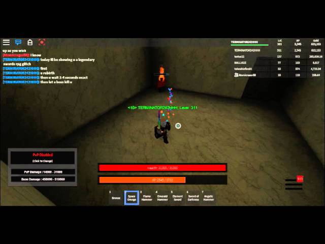 Legendary Swords Rpg Rebirth Glitch Patched Youtube - roblox the legendary swords rpg 2 hack