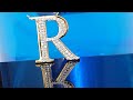  r shaped real diamond pendant  inr 50000