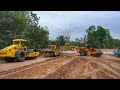 ขบวนรถก่อสร้าง วันเด็ก แม็คโคร | รถเกรด | รถบด | รถสิบล้อ | excavator |Grader | Steamroller | truck