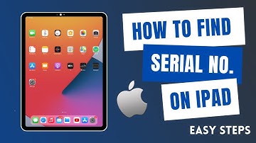 Hoe u het serienummer van uw iPad kunt vinden