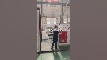 Loading container pvc marble sheet machine,pVC wall panel machine #pvcmarblesheetmachine