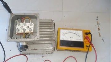 Testing 3 phase motor winding ( part 1 hindi)