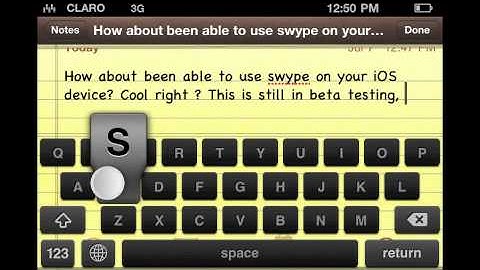 Install Swype Keyboard on iPhone