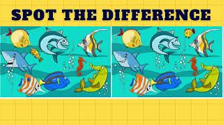 Spot the Difference in 10 Seconds 🕐 | Fun Brain Game for Kids 👦👧 | Can You Find Them All? #kids #fun