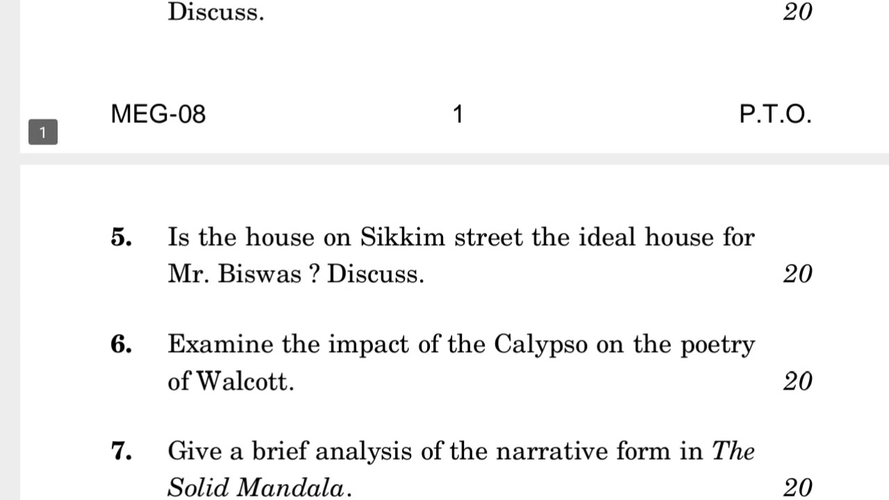 MEG-08  JUNE-2022 QUESTION PAPER IGNOU