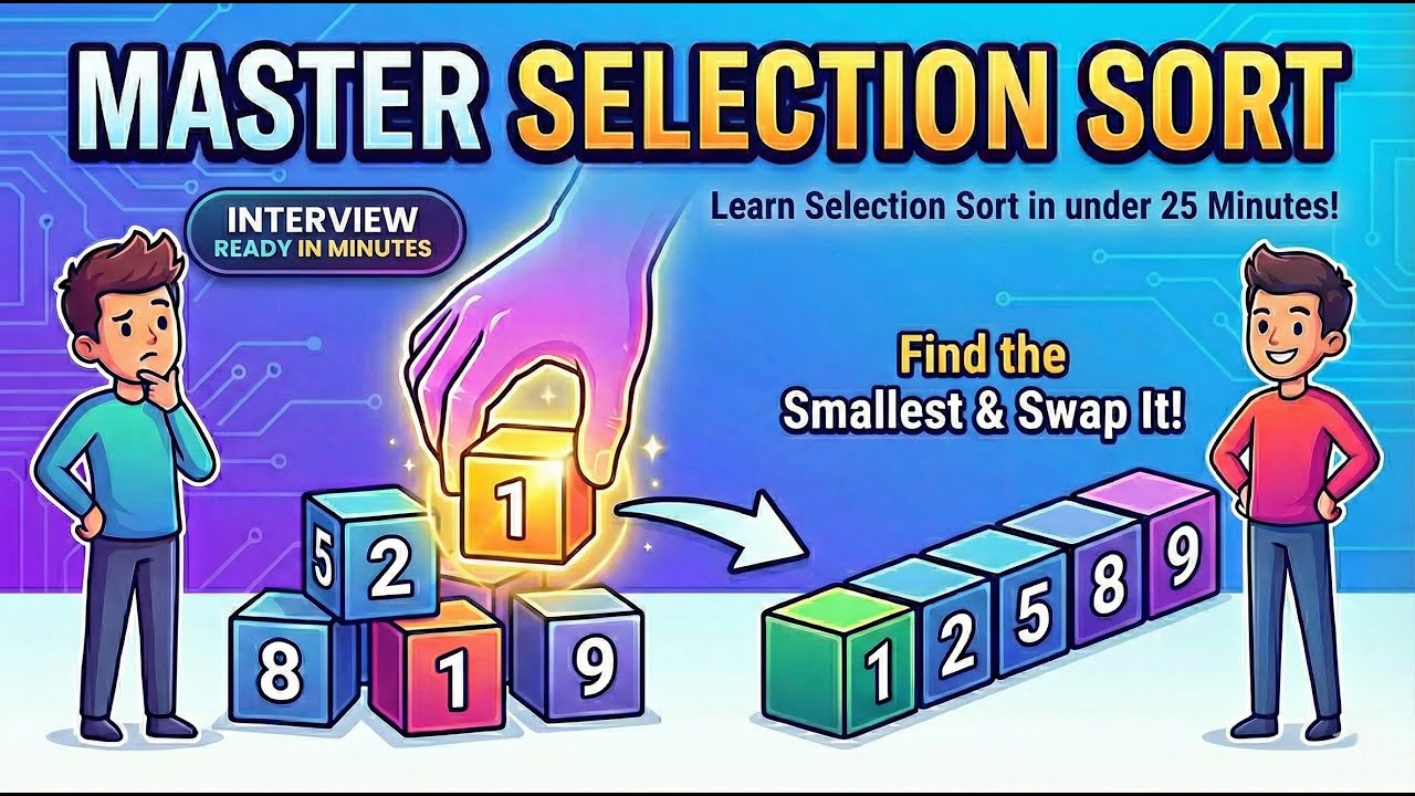 Selection Sort Algorithm Explained | Hindi
