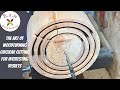 The art of woodturning  circular cutting for interesting results