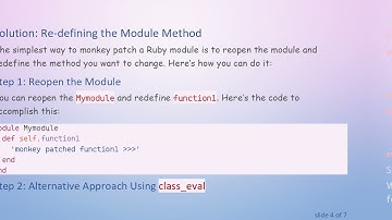 How to Monkey Patch a Ruby Module