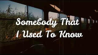 Somebody That I Used to Know - BENEE /lyrics