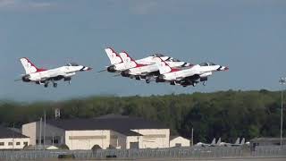 THE U.S. AIR FORCE THUNDERBIRDS DEMO AT ROBINS AIR FORCE BASE,WARNER ROBINS,GA. 9-29-2019