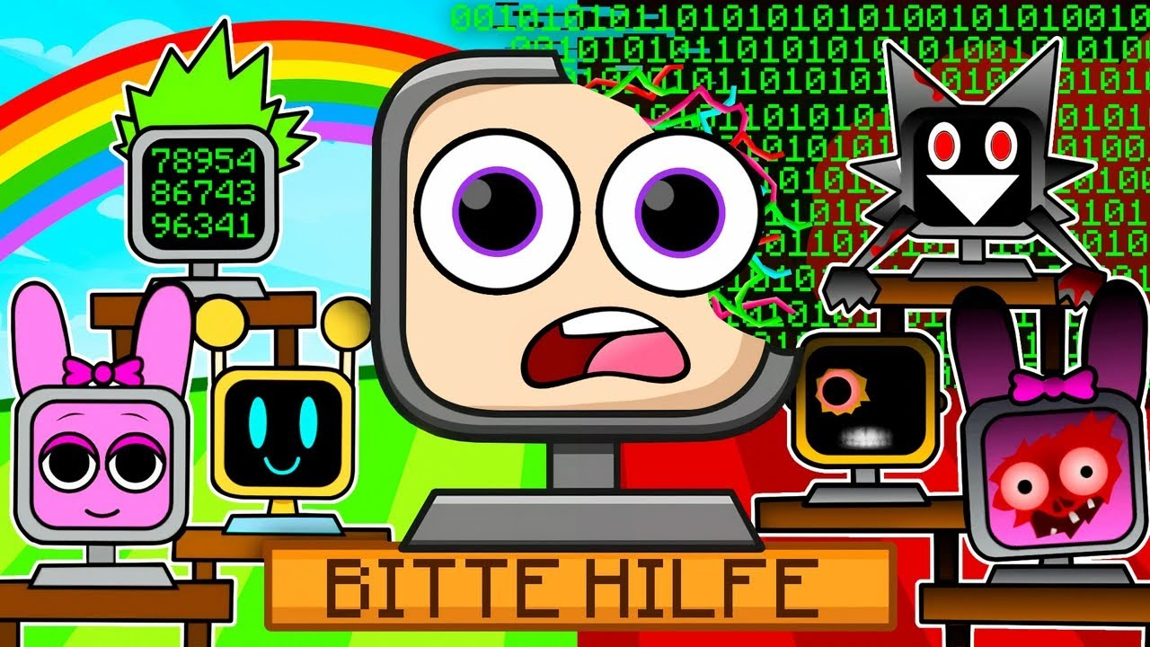 Der SPRUNKI COMPUTER VIRUS..?? (Gehacktes Sprunki)