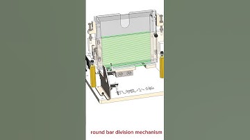 Round bar division mechanism #design #solidwork #machine #cad #cnc