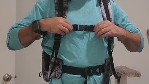 Backpack Modification sewing in a sternum strap simple. as 1,2,3