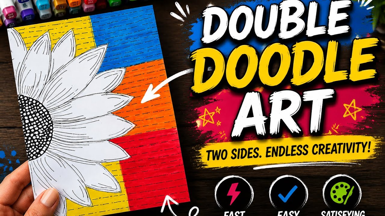 Fast and easy doodle art - YouTube
