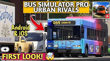 😍 FIRST DRIVE in 🚌🚀 BUS SIMULATOR PRO URBAN RIVALS! 🗽 NYC Map Gameplay & Graphics Test 🤯 (Mageeks) 