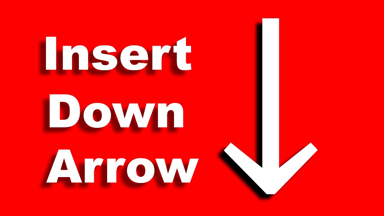 Down Arrow Symbol