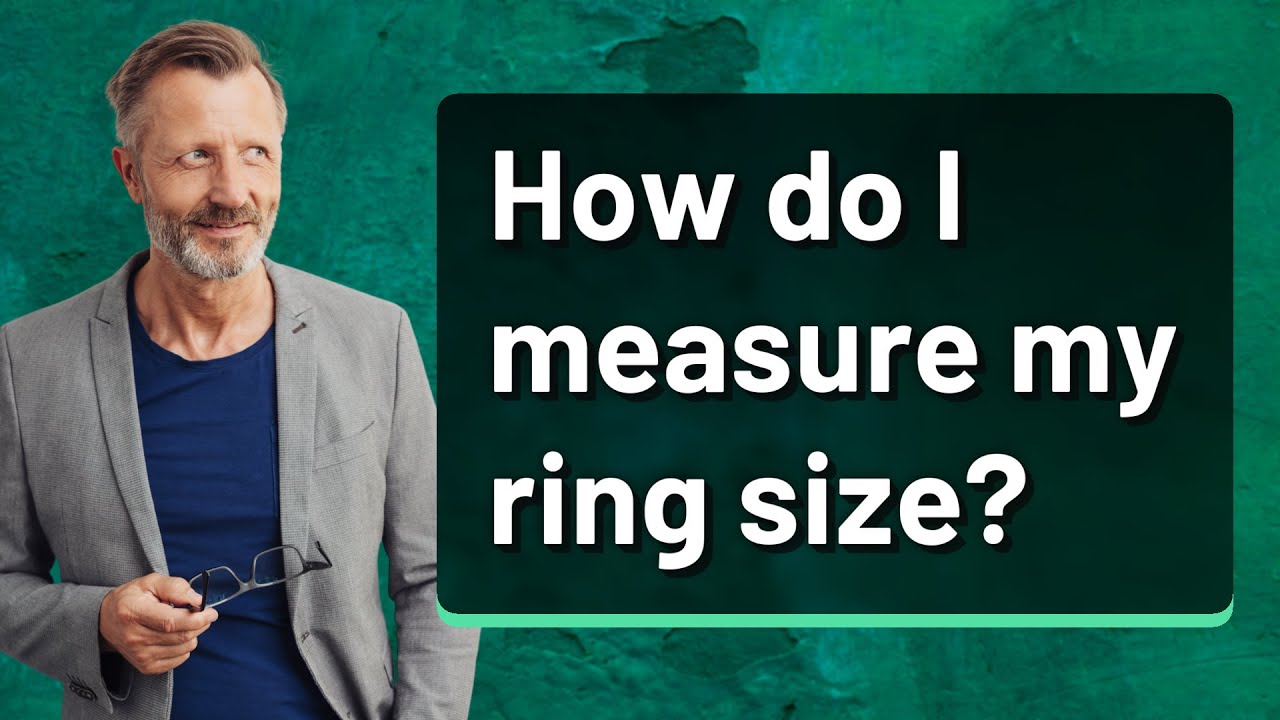 How do I measure my ring size? YouTube