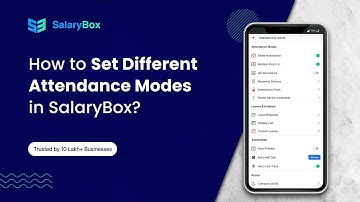 How to Set Different Attendance Modes in SalaryBox? (English)