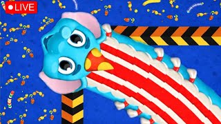 🔴WORMS ZONE IO | LIVE [01] TOP 1 GAMPLAY #MKWORMS01