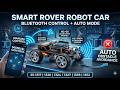 Smart Rover Robot Car | Bluetooth Control & Auto Obstacle Avoidance