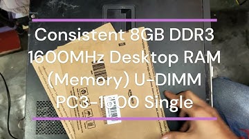 Consistent 8GB DDR3 1600MHz Desktop RAM (Memory) U-DIMM