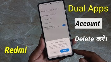 How to delete dual apps account in redmi/mi phone | dual apps kaise remove kare