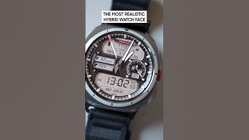 This Hybrid Watch Face Looks Like a Real Watch – For Wear OS