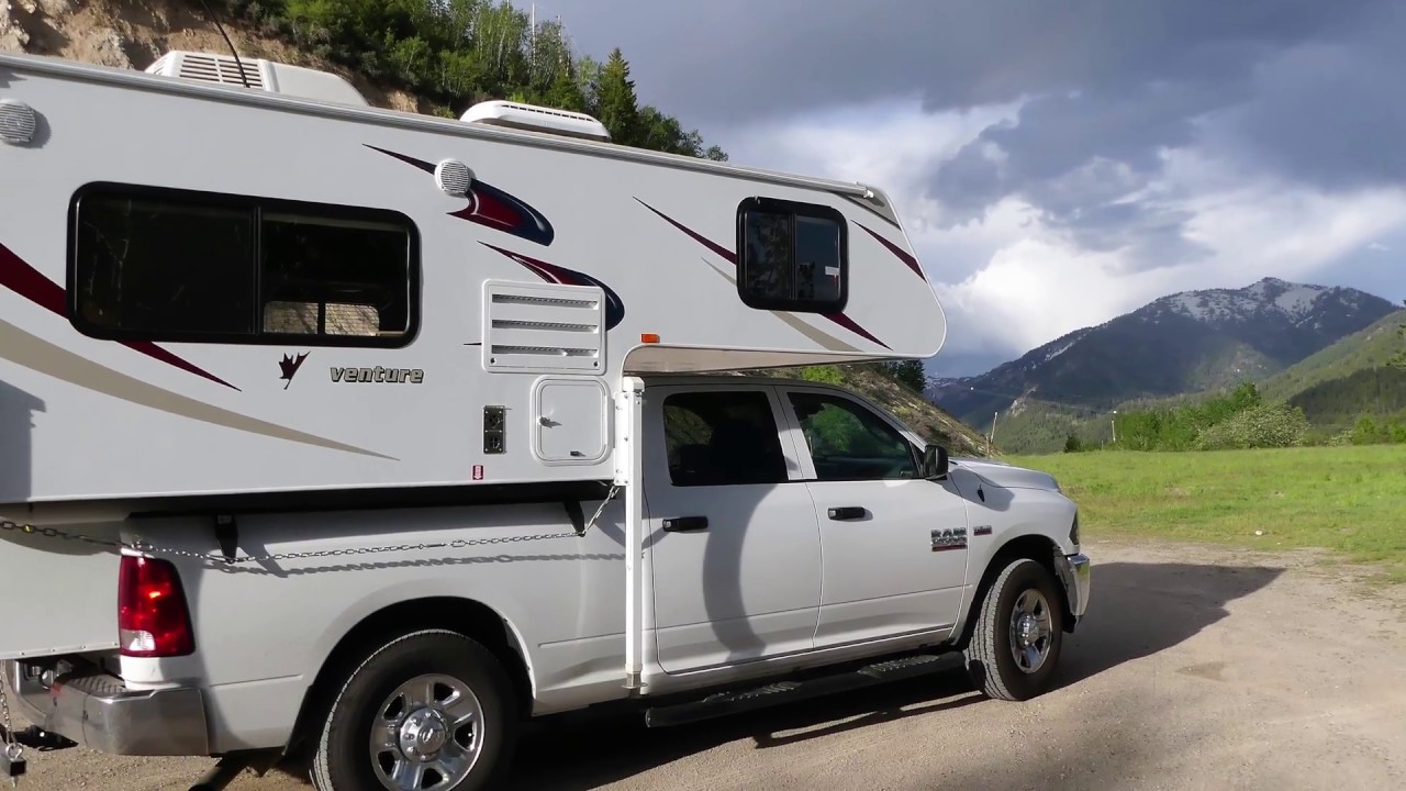 truck camper jacks Day 14 - Blowout CG, ID