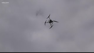 Drone helping these South Carolina deputies catch suspects on the run