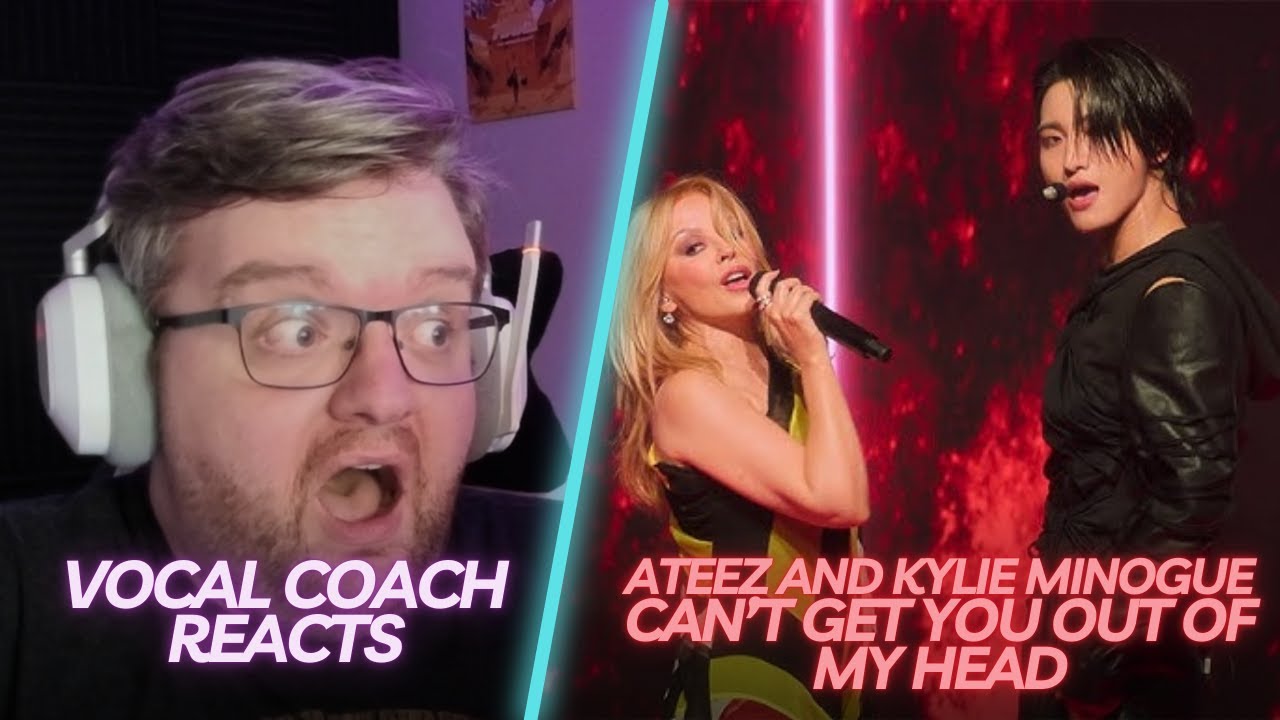 What..? WHAT!? Ateez and Kylie Minogue | Can't Get You Out Of My Head - KPOPPED | Vocal Coach Reacts