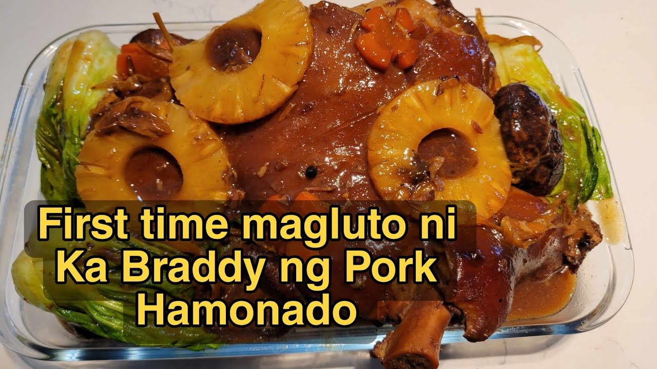 Paano magluto ng Pork Hamonado, First time magluto ni Ka Braddy sa ...