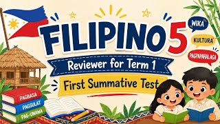 Grade 5 - Filipino First Summative Test for Term 1 #summativetest #term1 #depedmatatag #filipino