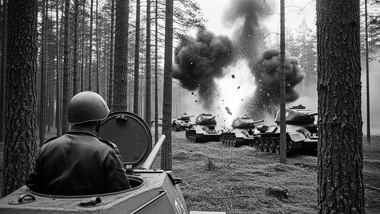 Neuvostotankkimiehet eivät tienneet puiden välissä oli 40 000 panssarimiinaa piilotettuna