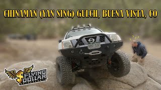 Chinaman (Yan Sing) Gulch, Buena Vista, CO. Nissan Xterra Off Road Rock Crawling.