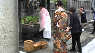 Japanese traditional wedding 日本 富山 稲荷神社