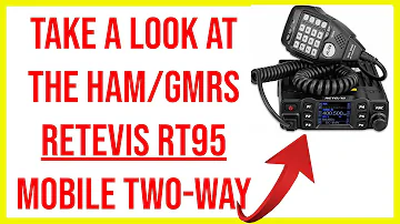 🔺 Take a look at the Retevis RT95 HAM/GMRS mobile two-way radio!!🔺