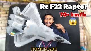 How To Make F22 Rc plane with Foam Board | Homemade rc plane | Easy To Make Rc Plane