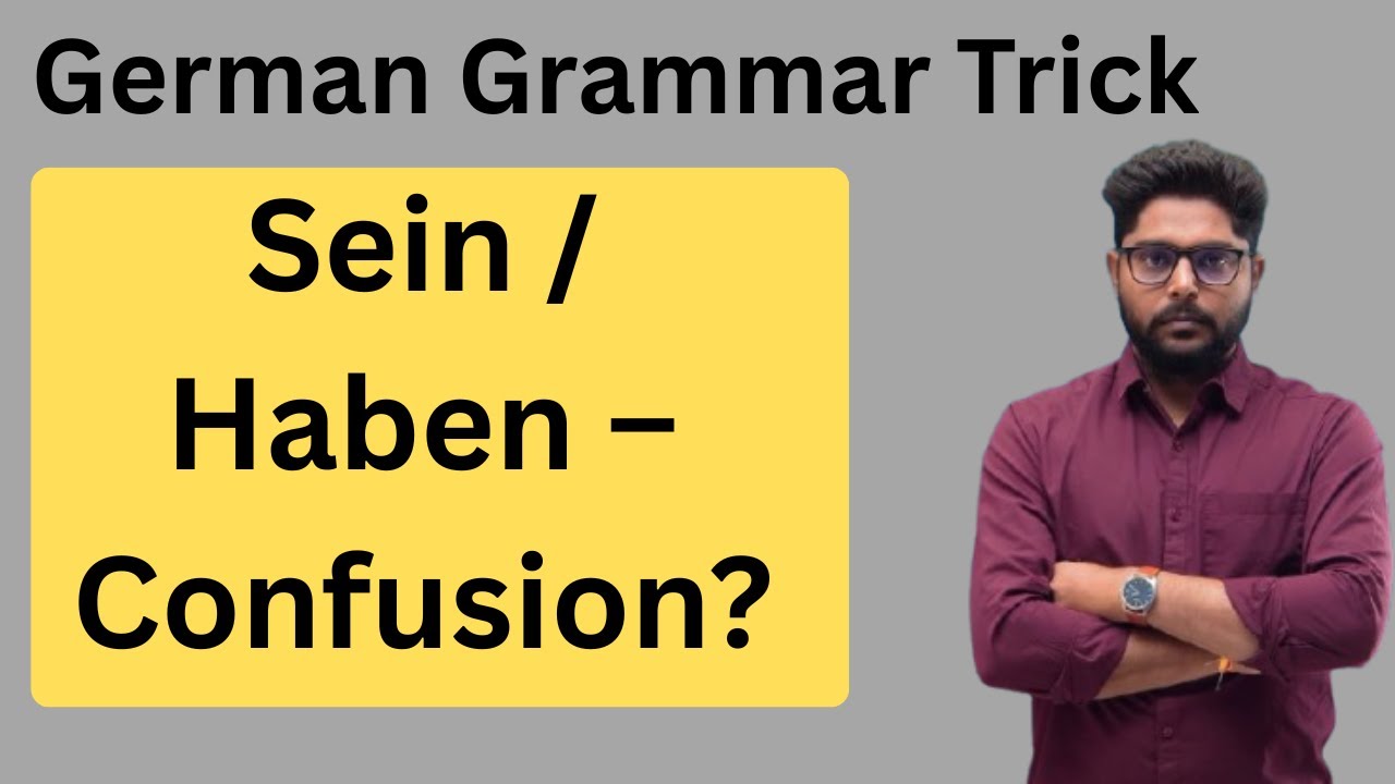 Sein vs Haben | German Grammar Made Easy - YouTube