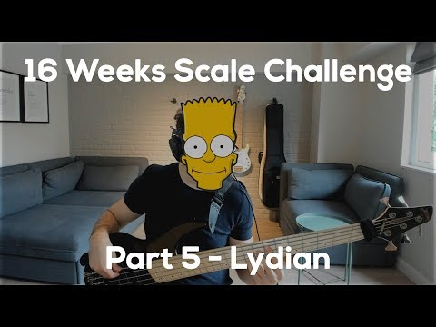 lydian-mode---bass-exercises-+-fingering---(16-weeks-scales-challenge---part-iv)